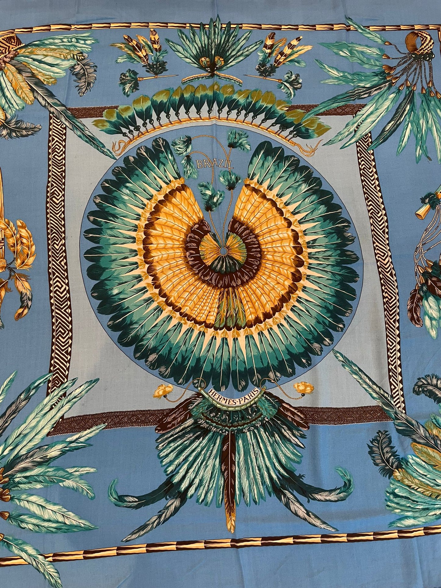 Hermès - Cashmere Scarf 140 Brazil