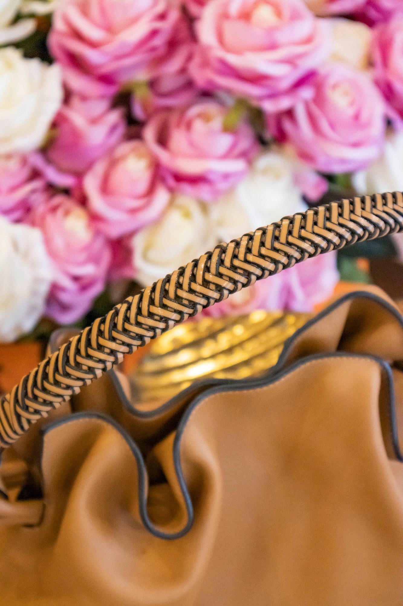 Loewe - Flamenco Clutch Shoulder Bag Camel