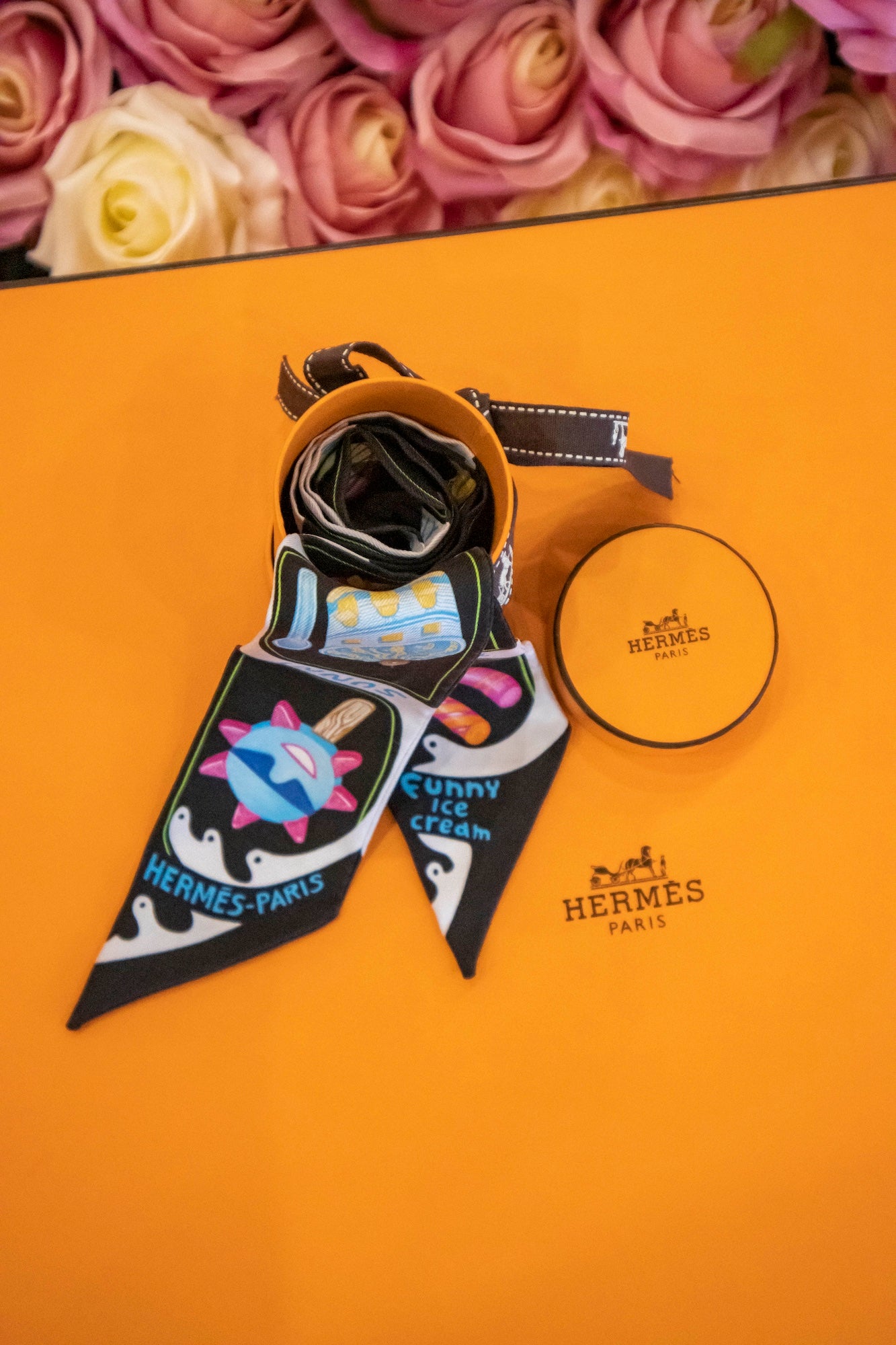 Hermès - Twilly Seide Funny Ice Cream