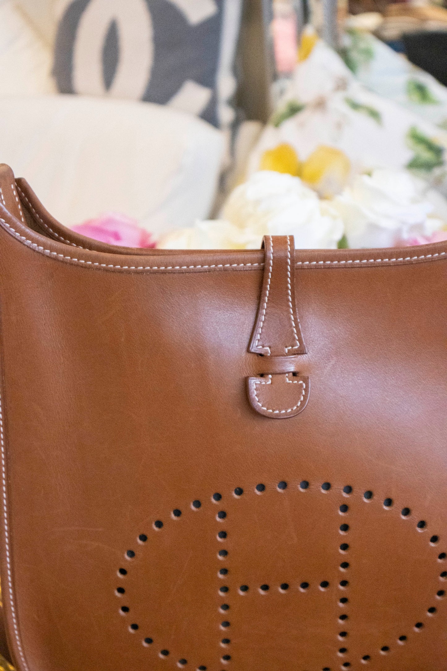 Hermès - Evelyne 29 Gold Barenia Leder