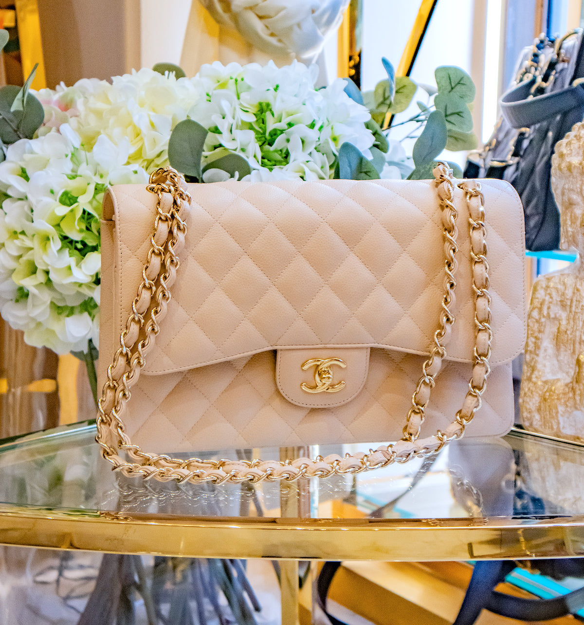 Shoulder Bag Chanel Tasche Xxl Tasche Coco Chanel Chanel Jumbo Preis