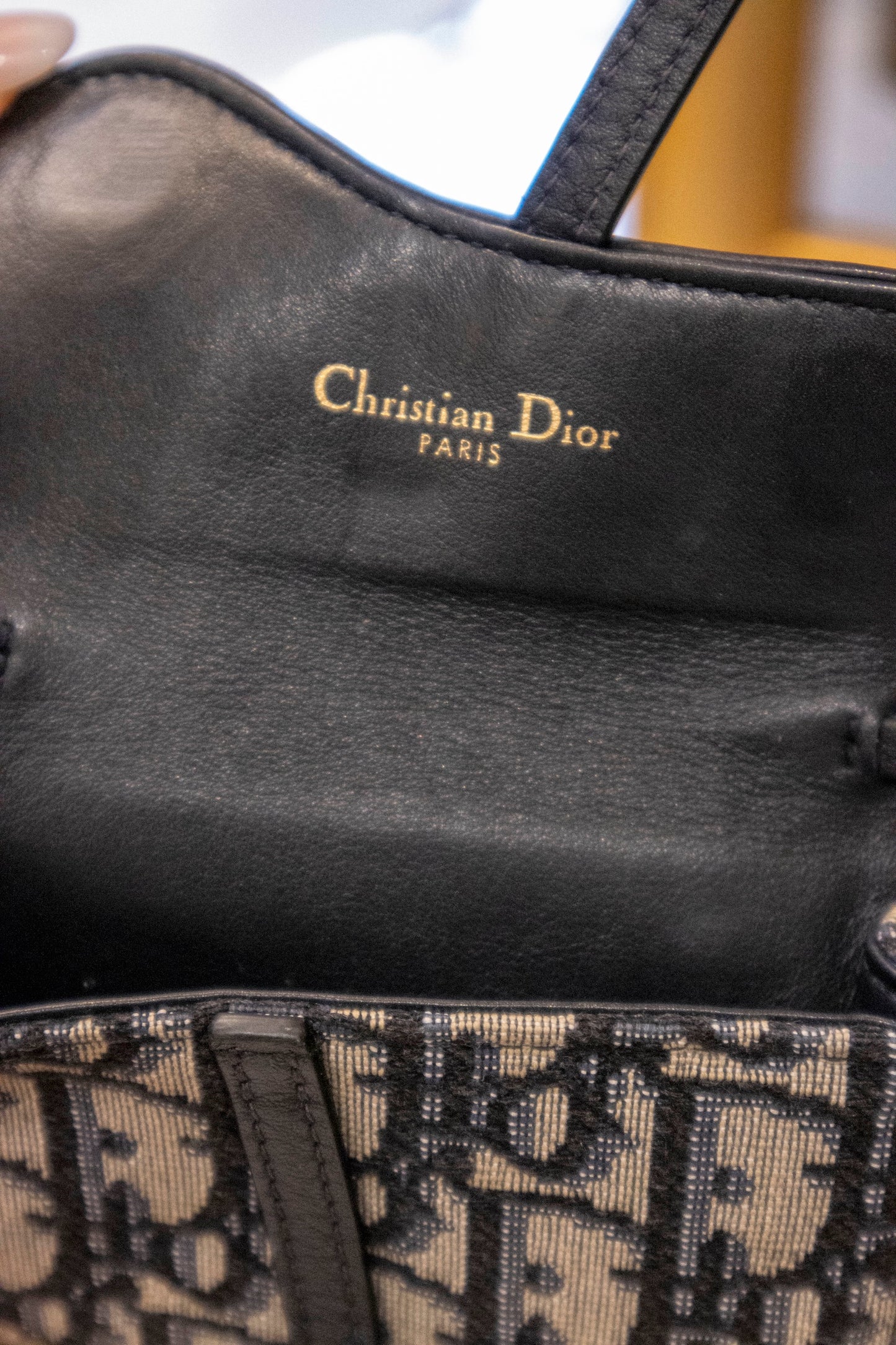 Chistian Dior - Nano Saddle Crossbody Belt Bag Oblique