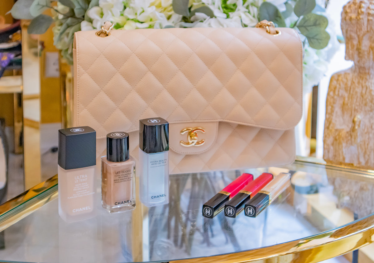 Chanel - Jumbo Beige Clair Gold