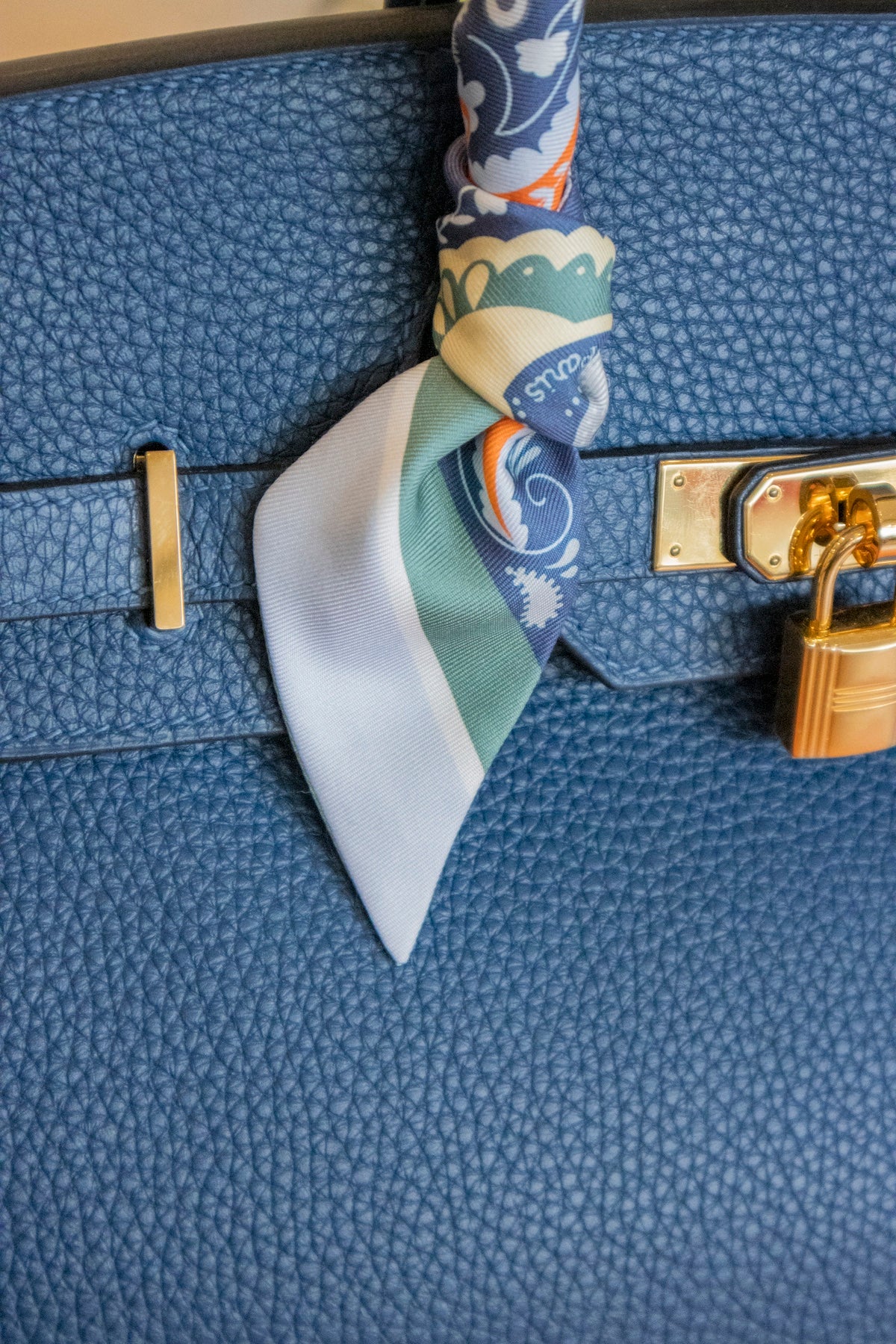 Hermès - Birkin Bag 35 Deep Blue Taurillon Clemence Leder Goldene Hardware