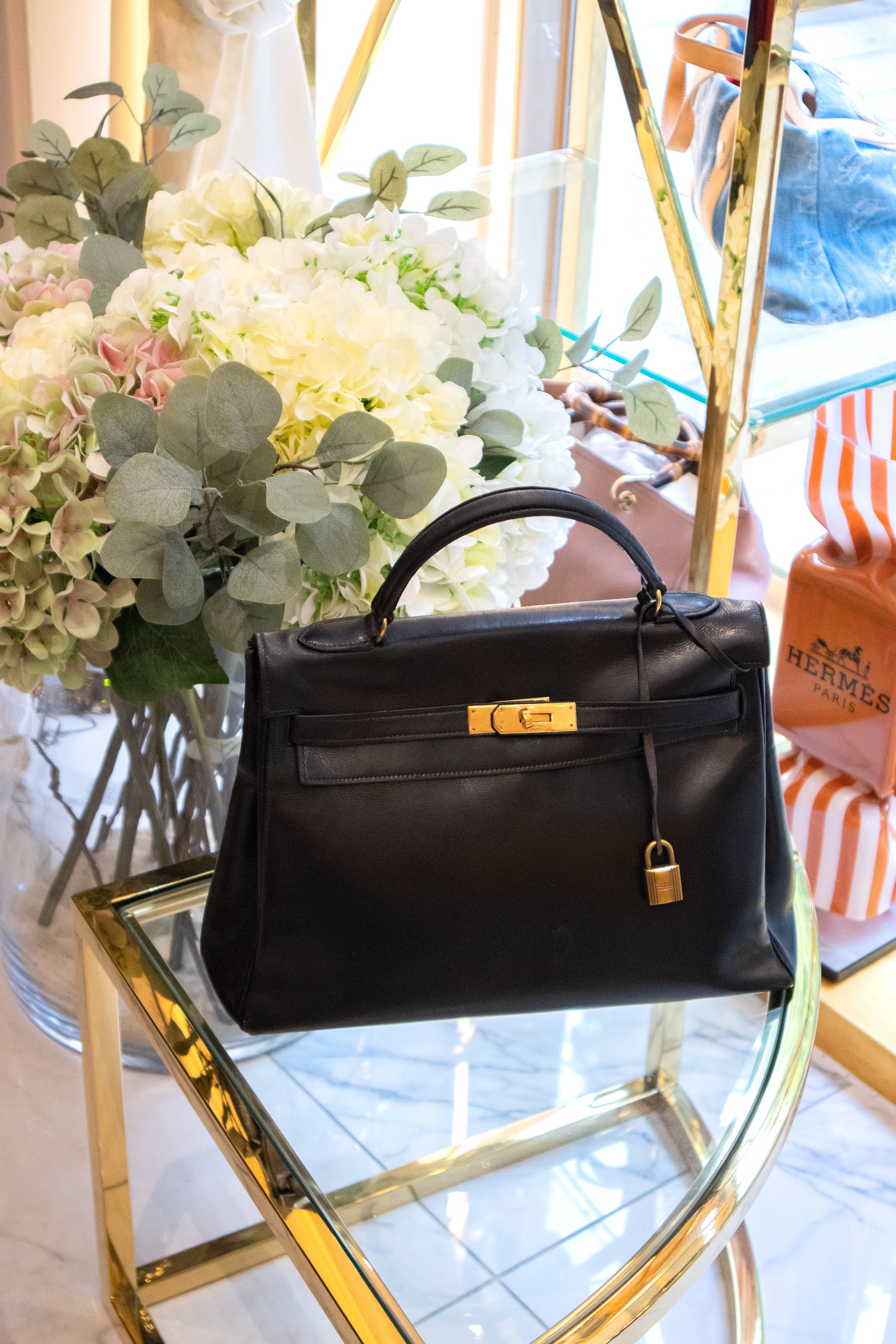 Hermes Taschen Hermes Tasche Vintage Kelly 28 Leder Handtaschen