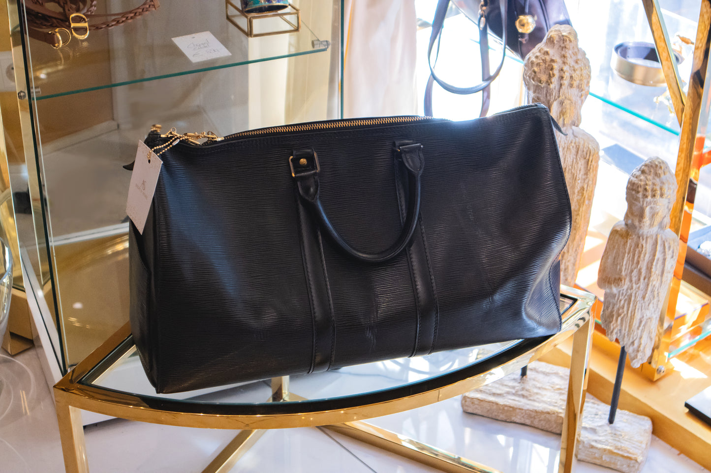 Louis Vuitton - Keepall EPI Leder Schwarz