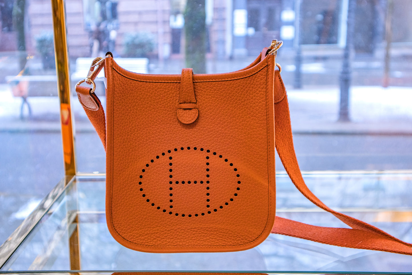 Hermès - Mini Evelyne 16 Cuivre