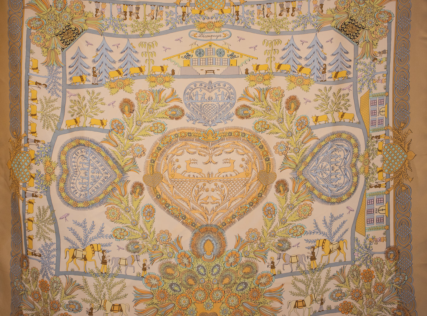 Hermès - Seidentuch 90 Decoupages