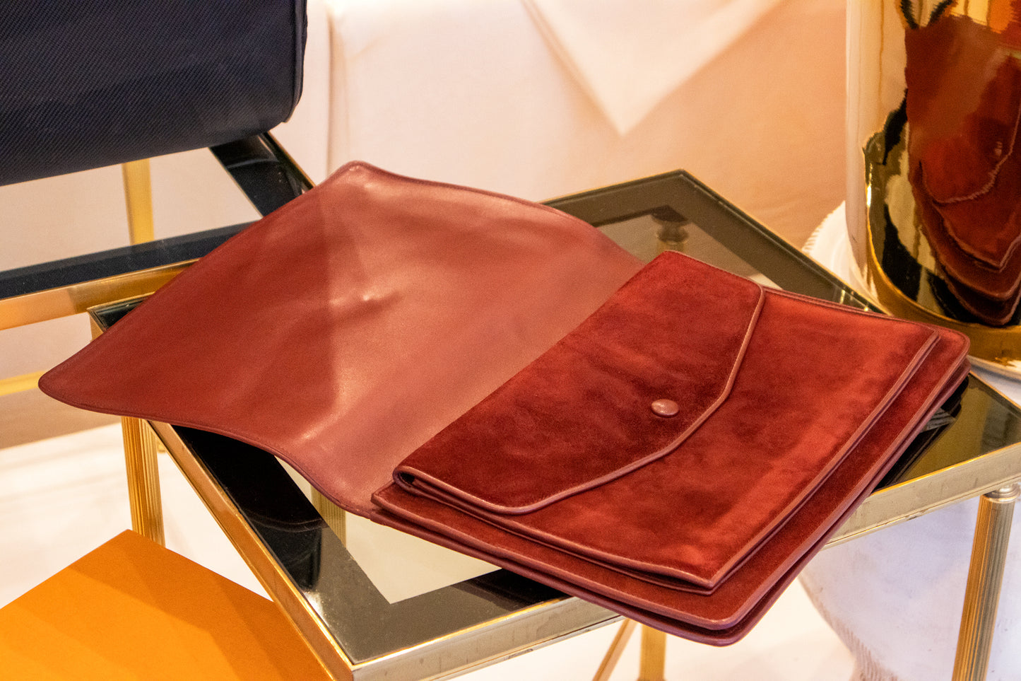 Cartier - Tasche Leder rot