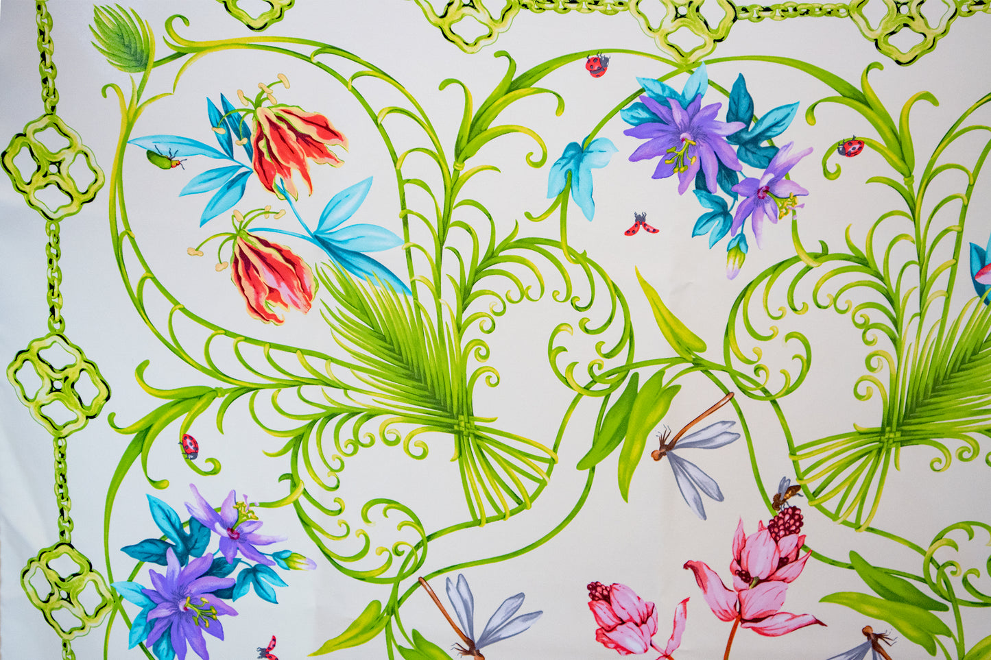 Chopard - Seidentuch mit Blumen