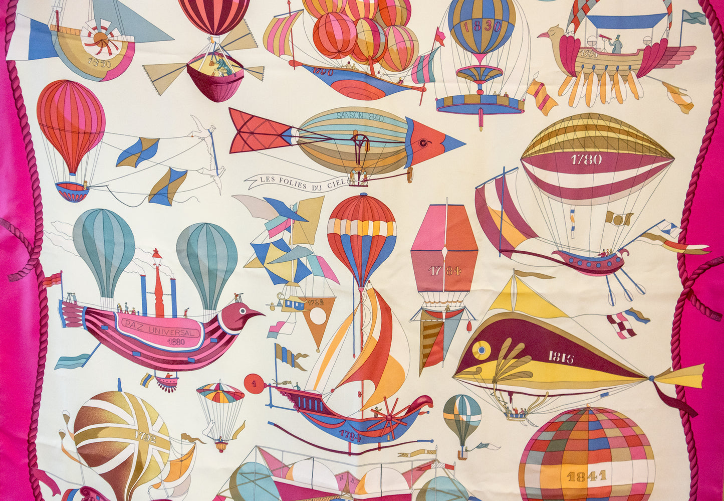 Hermès - Seidentuch 90 Les Folies Du Ciel