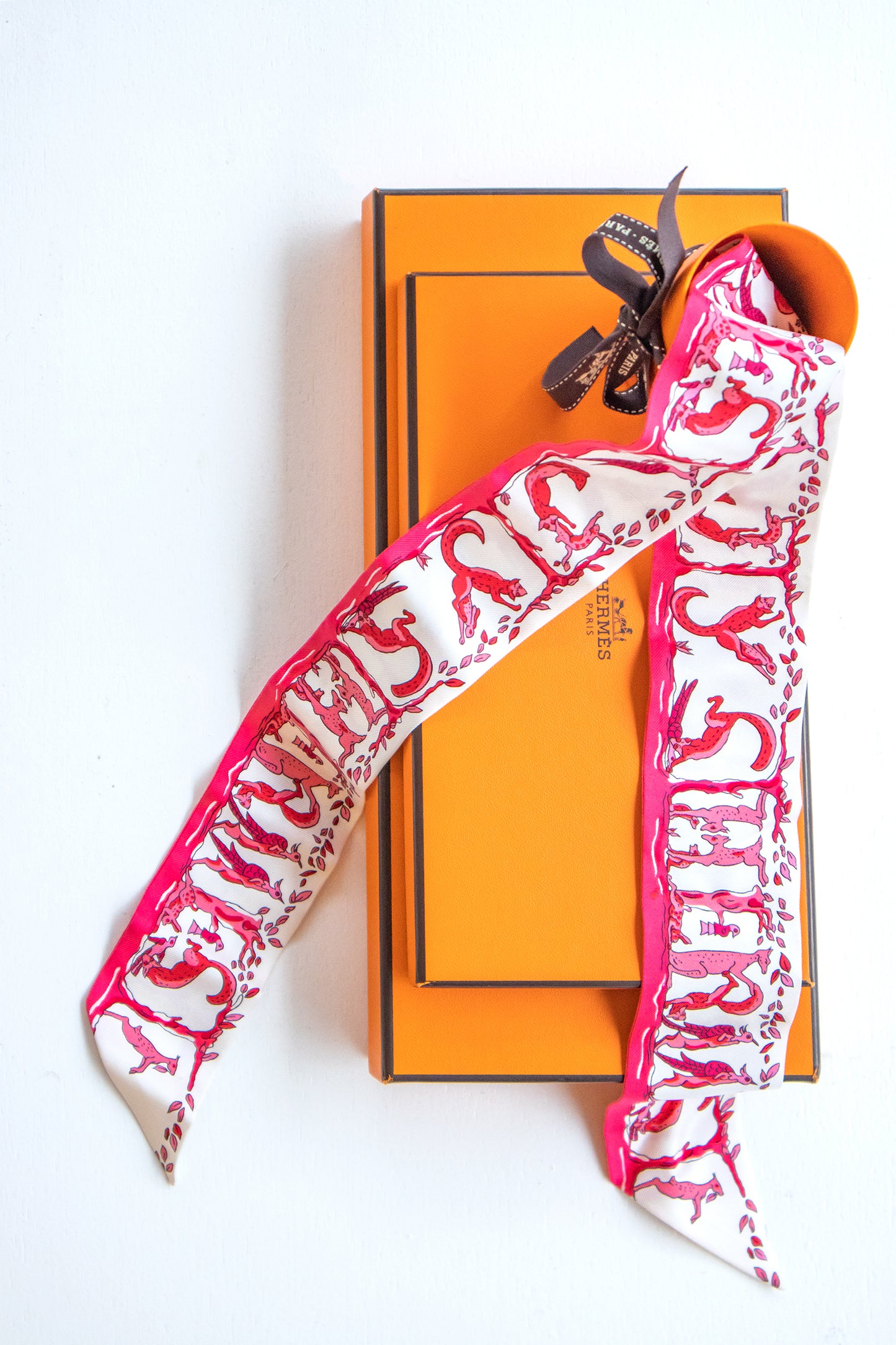 Hermès - Twilly Seide Rosa