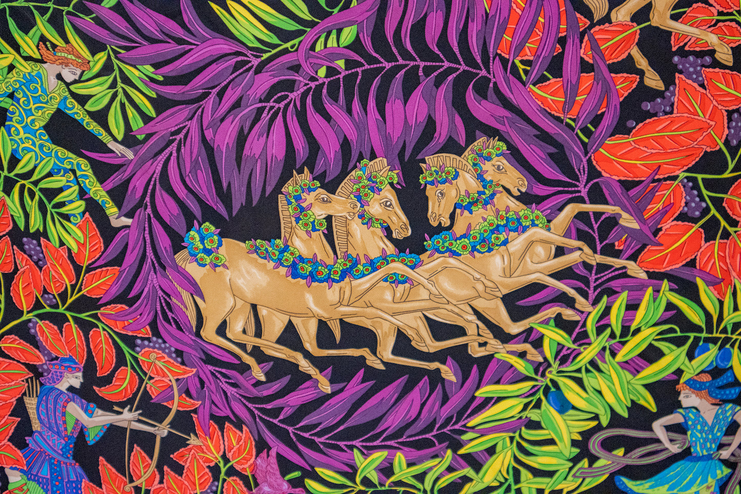 Hermès - Seidentuch 90 La Promenade de Platon