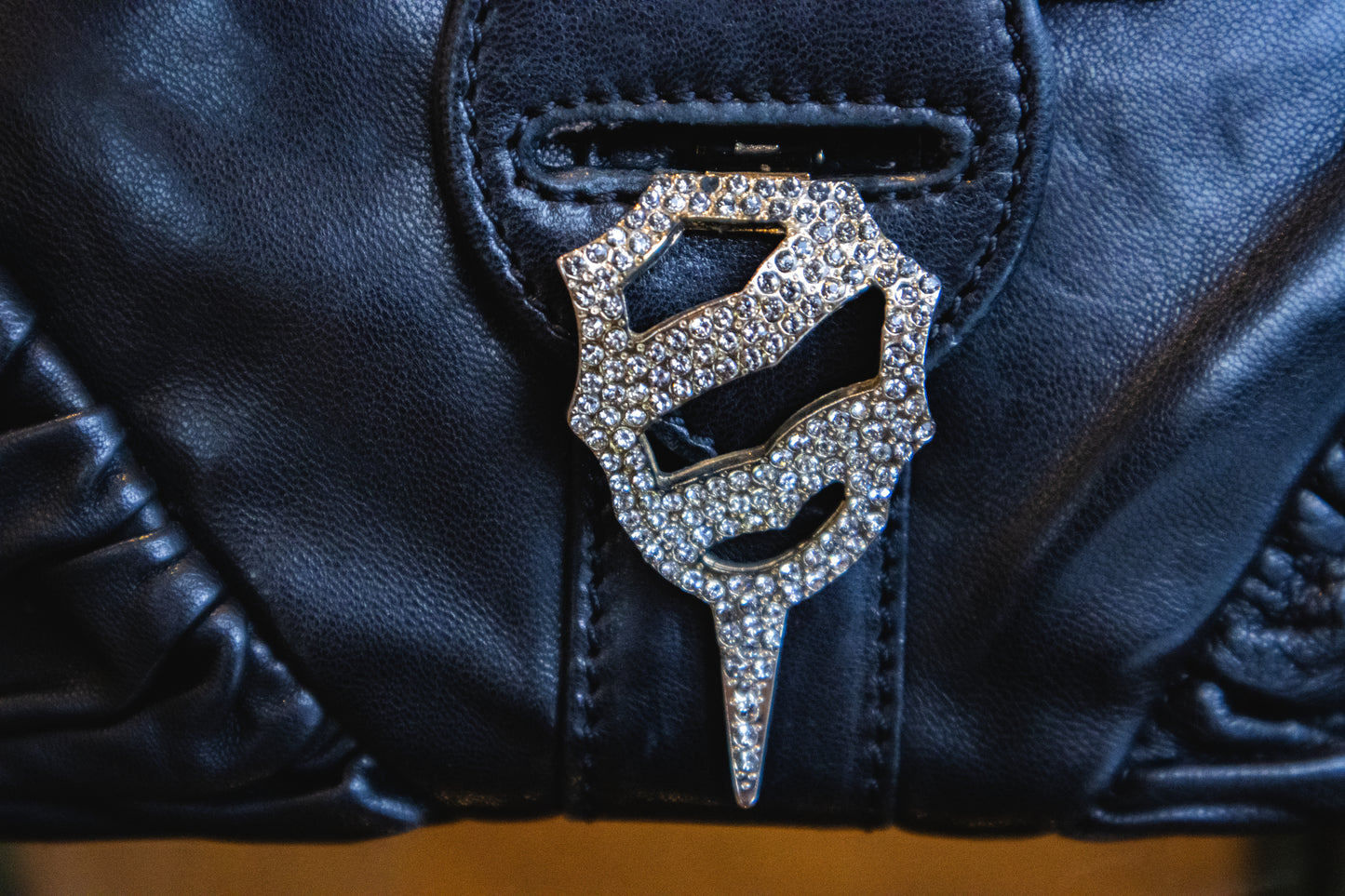 Trussardi - Ledertasche schwarz