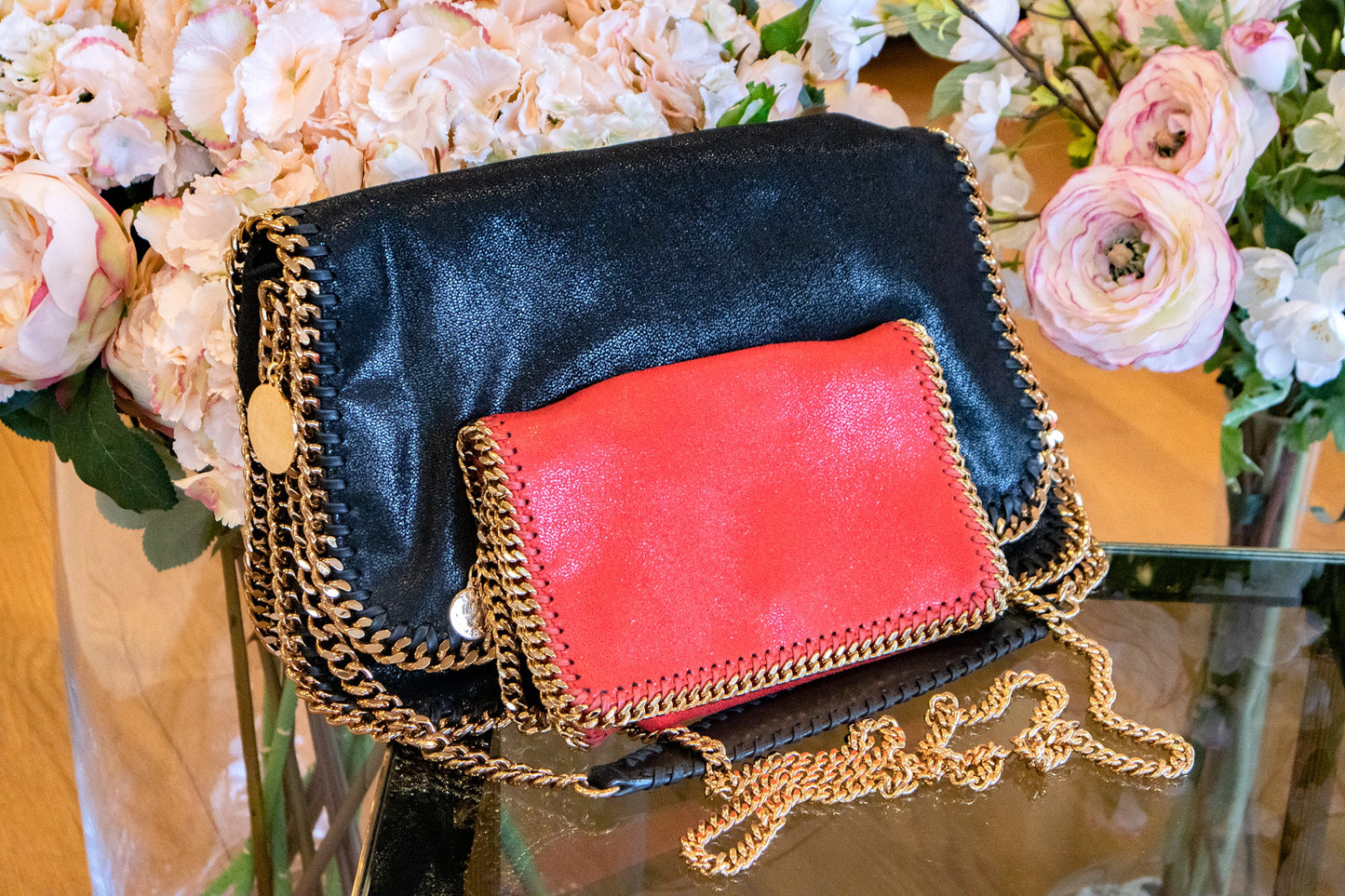 Stella Mc Cartney - Falabella Mini Shoulder Bag Rot