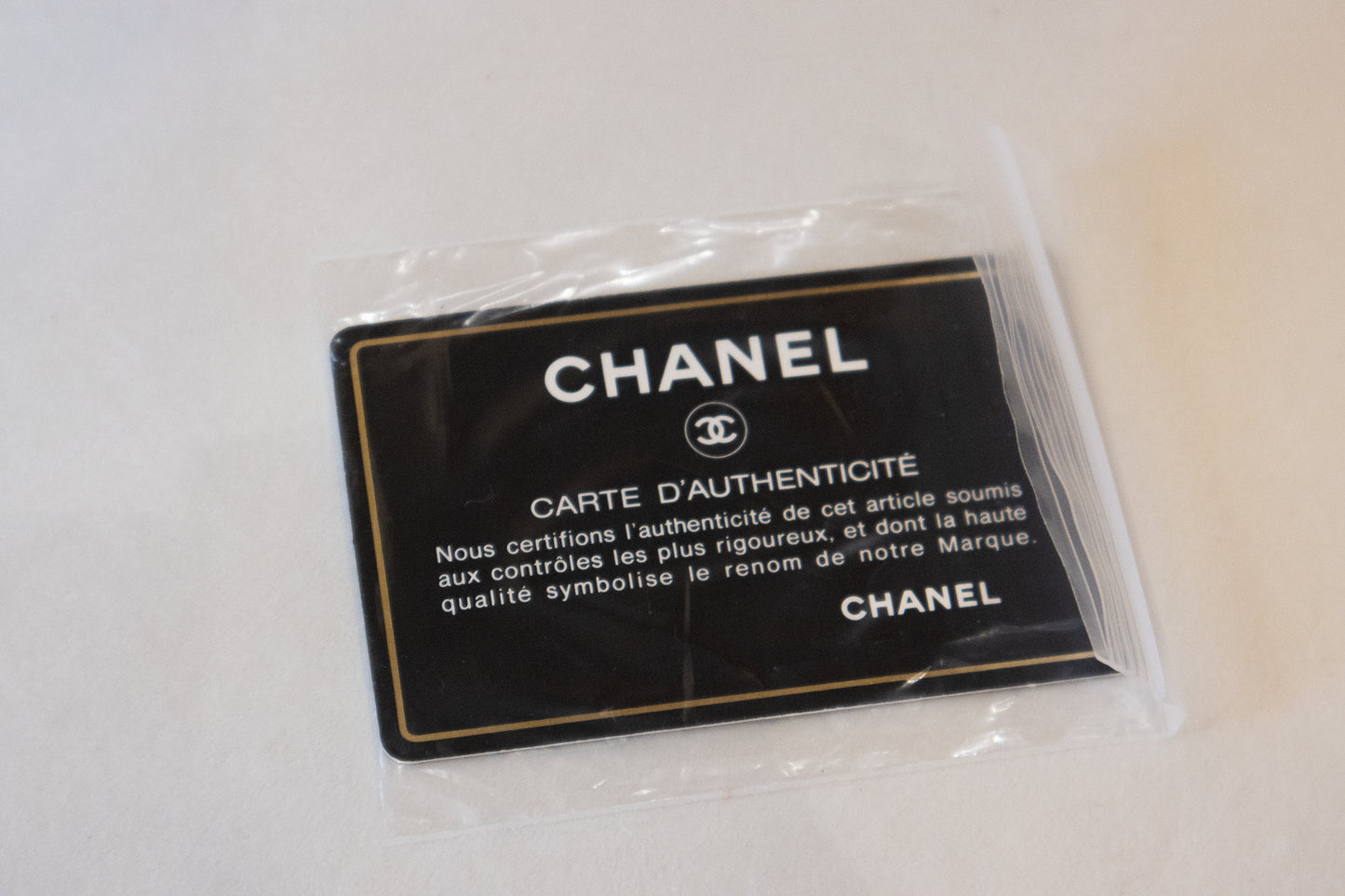 Chanel - Classic Baguette Tasche schwarz Goldene Hardware
