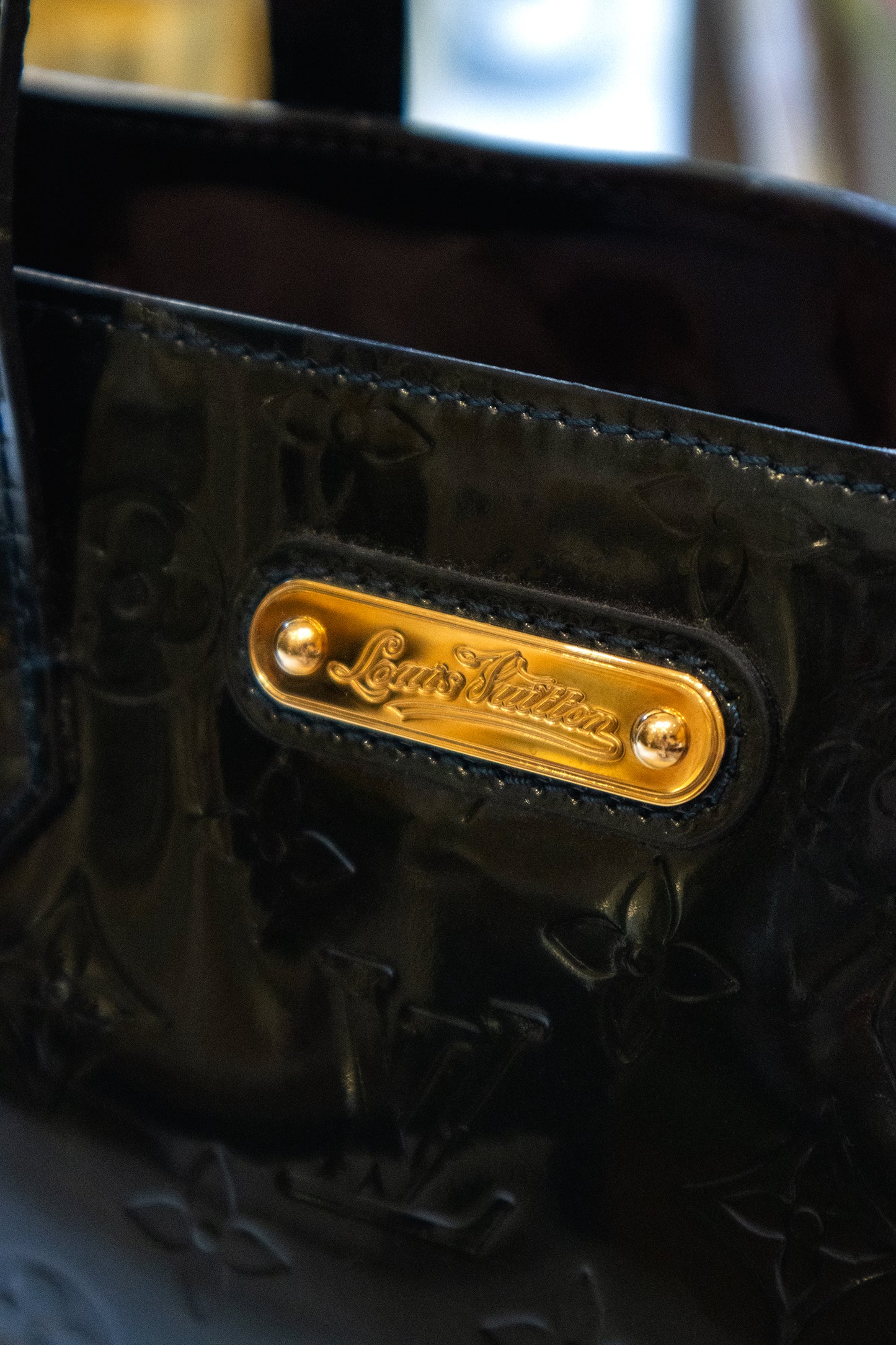 Louis Vuitton - Wilshire PM Vernis Leder Grün