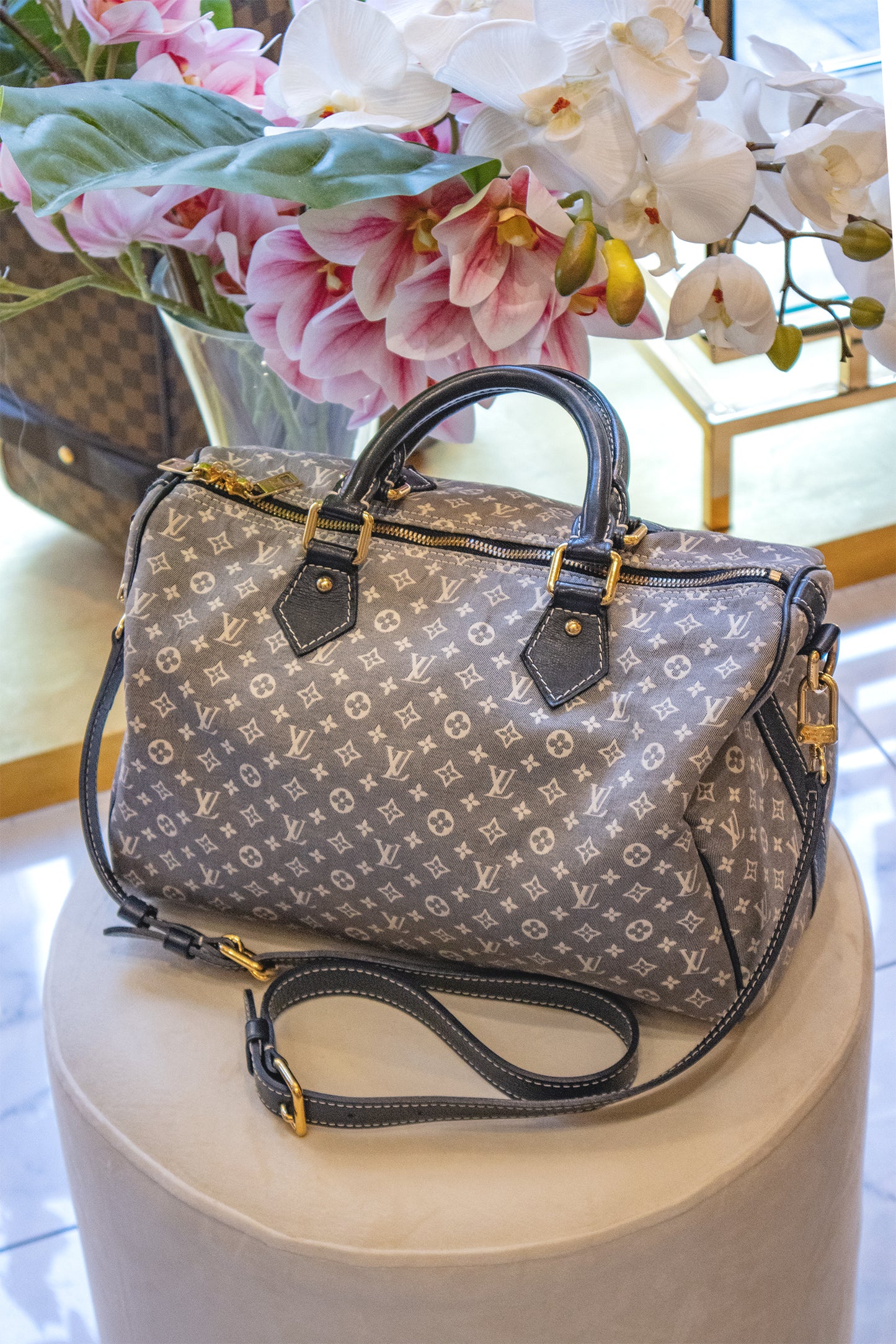 Louis Vuitton - Speedy Bandouliere Monogramm Idylle Encre