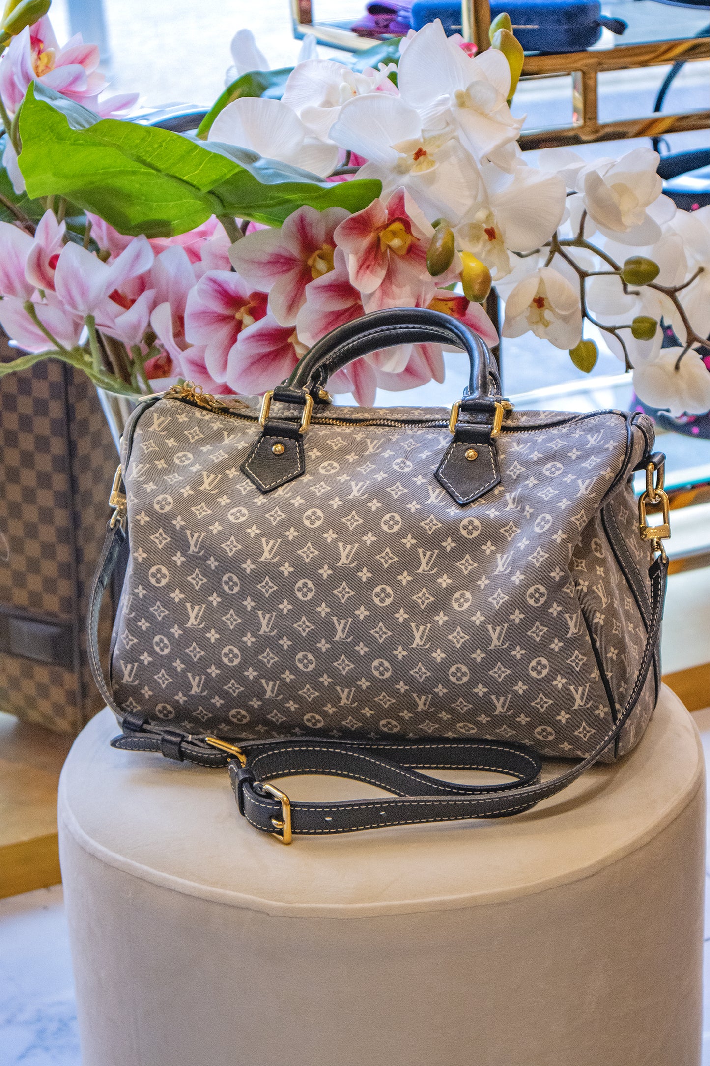 Louis Vuitton - Speedy Bandouliere Monogramm Idylle Encre