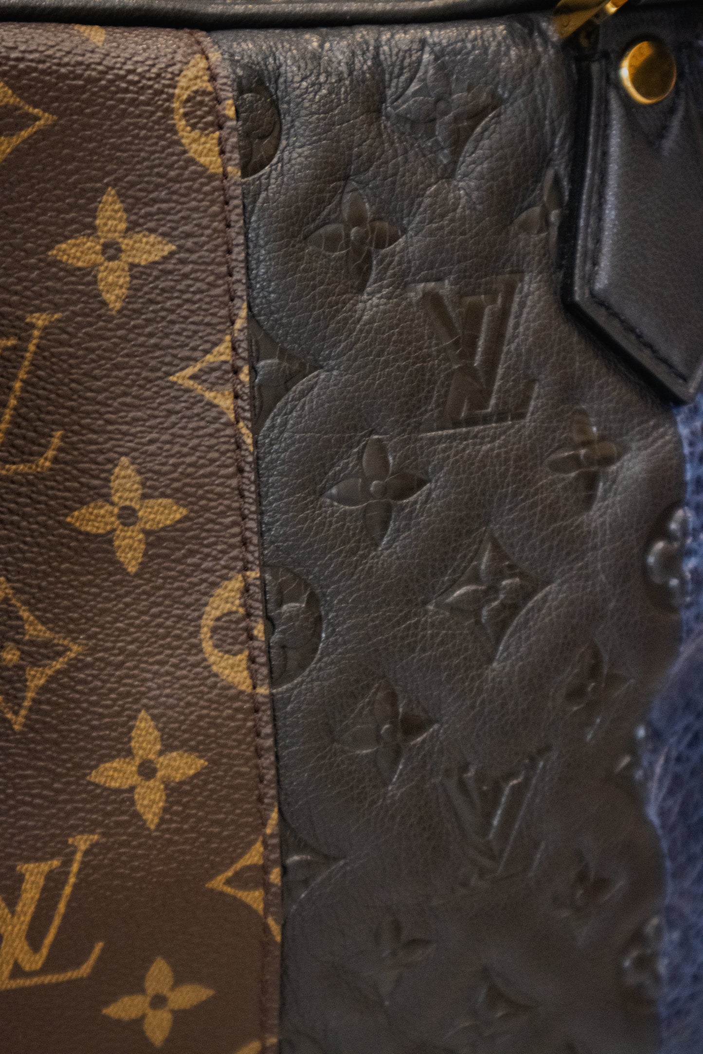 Louis Vuitton - Marine Monogram Block-Tasche