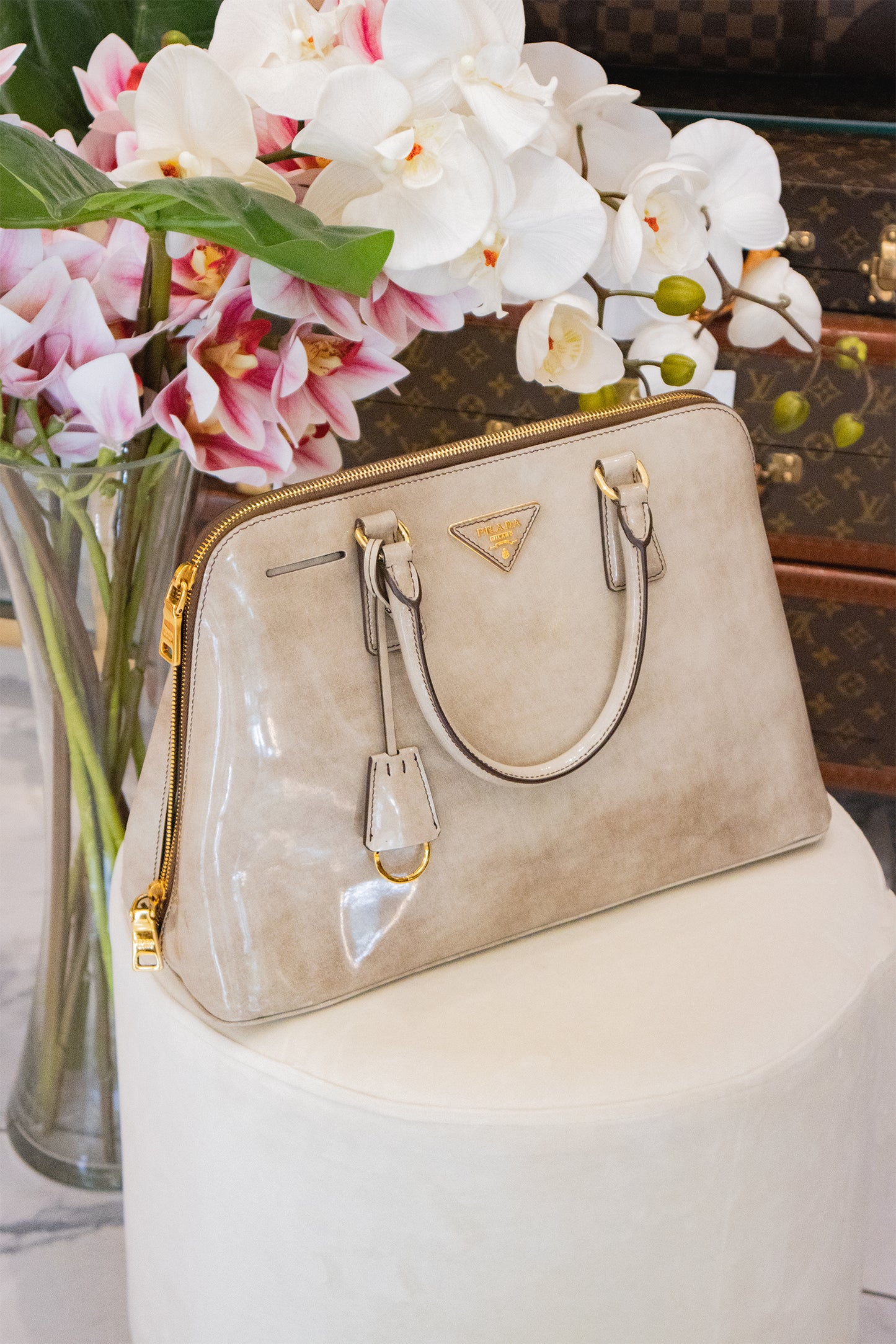 Prada - Promenade Handtasche in Leder