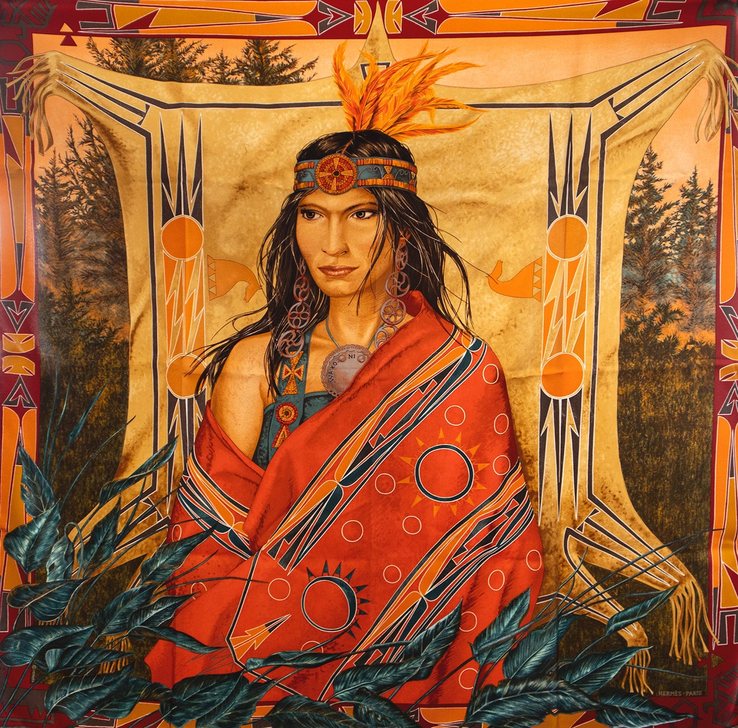 Hermès - Wa'Ko-Ni Princess Seidentuch