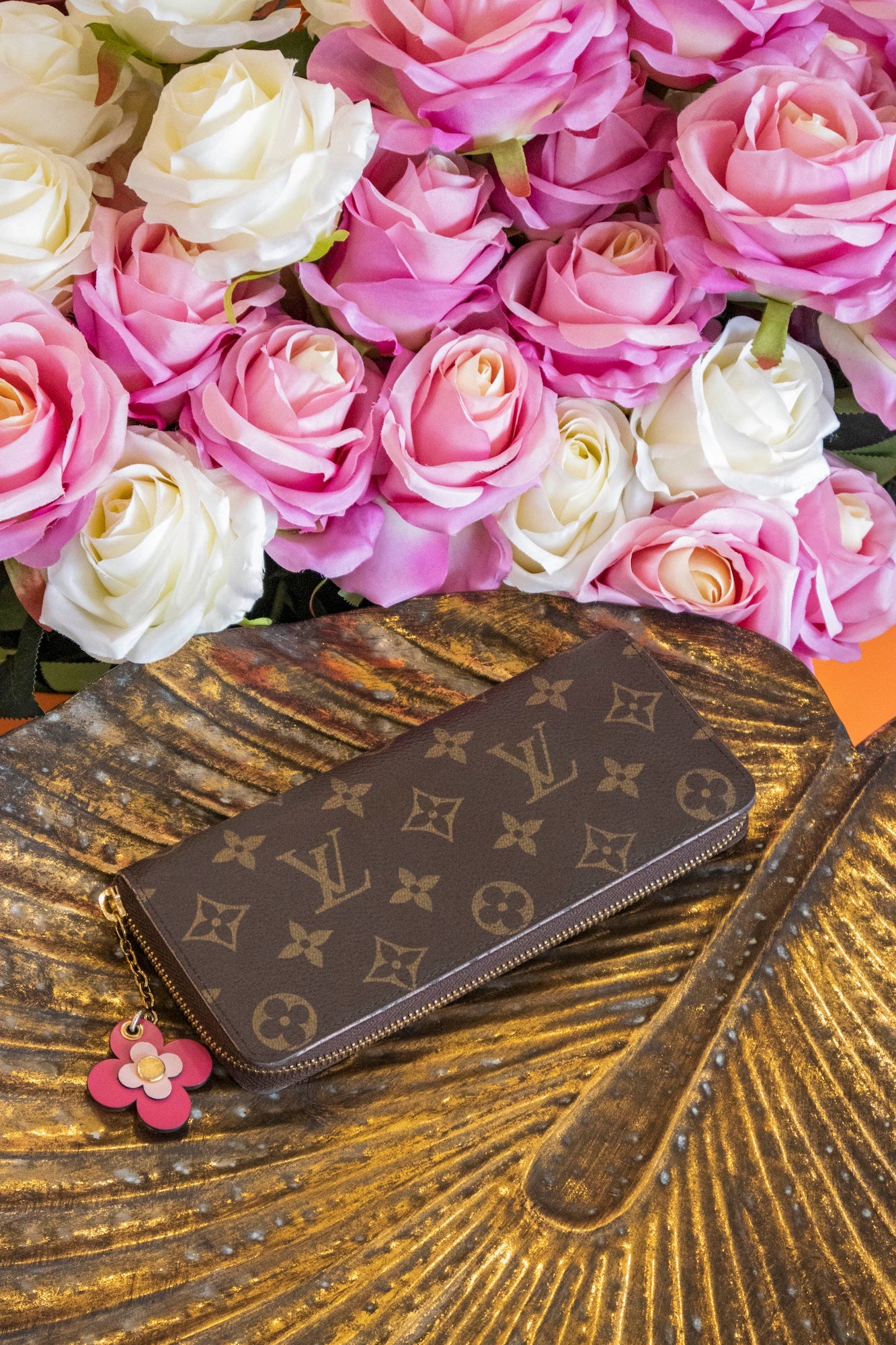 Louis Vuitton - Clémence Geldbörse Monogram Empreinte Leder