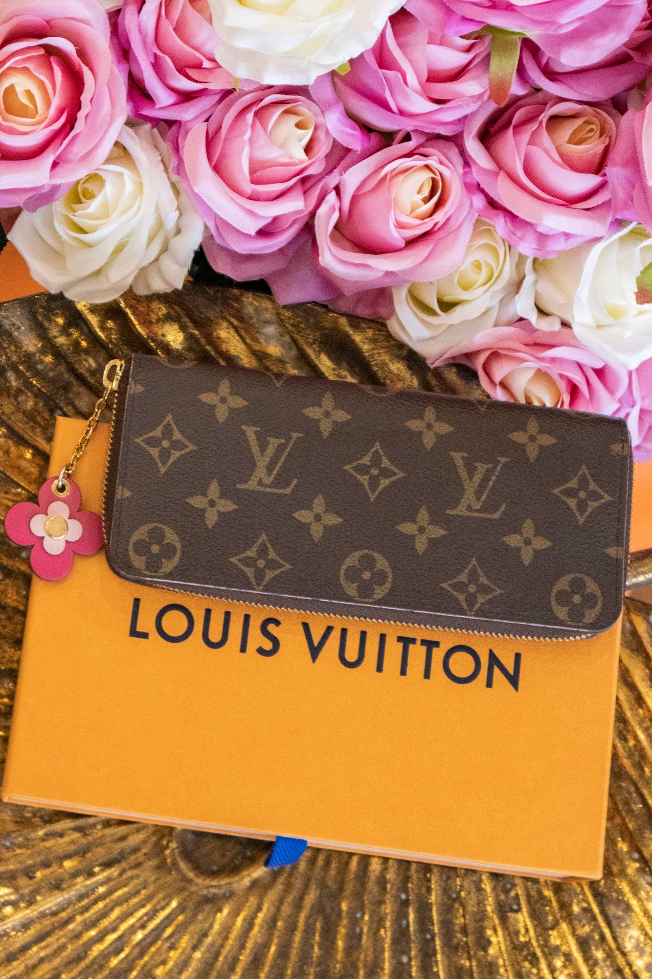 Louis Vuitton - Clémence Geldbörse Monogram Empreinte Leder