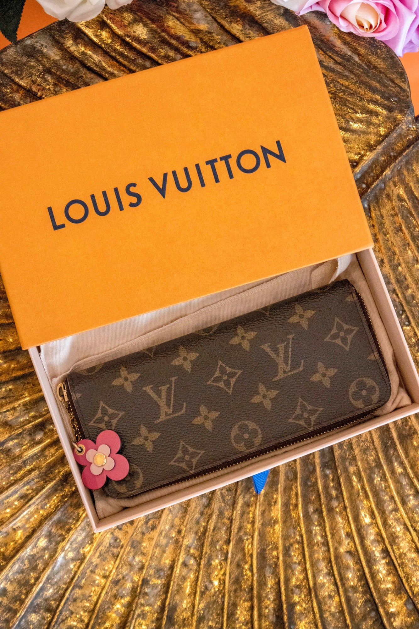 Louis Vuitton - Clémence Geldbörse Monogram Empreinte Leder