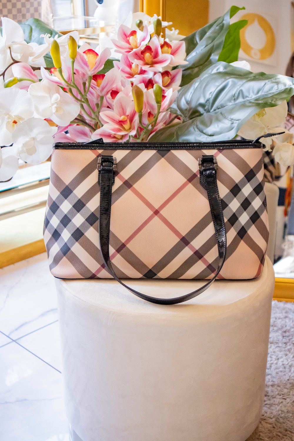 Burberry - Nova Check Tote Bag