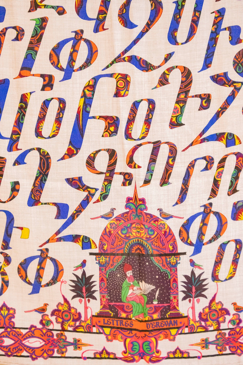 Hermès - Tuch Lettres d'Erevan