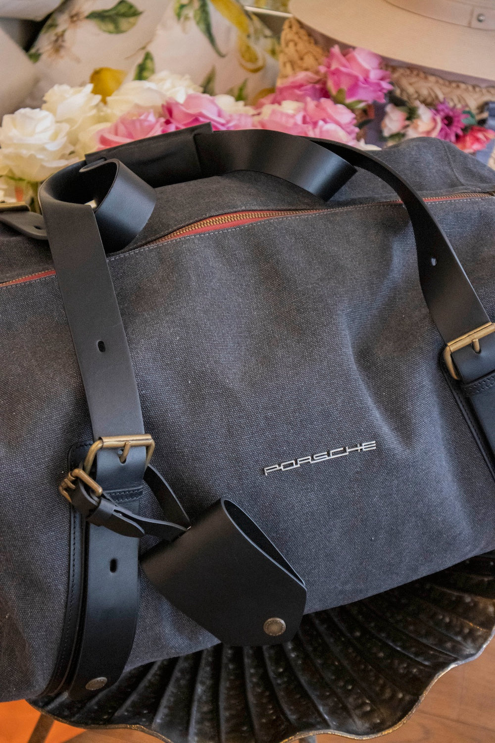 Porsche - Reisetasche Heritage Weekender Anthrazitgrau