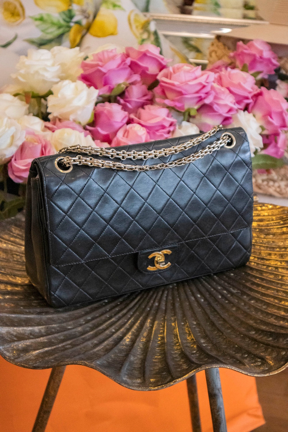 Chanel - Timeless Classique Double Flap Bag Schwarz