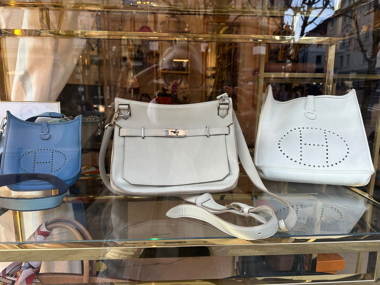 Hermès - Jypsiere 28 Gris Perle Palladium Hardware