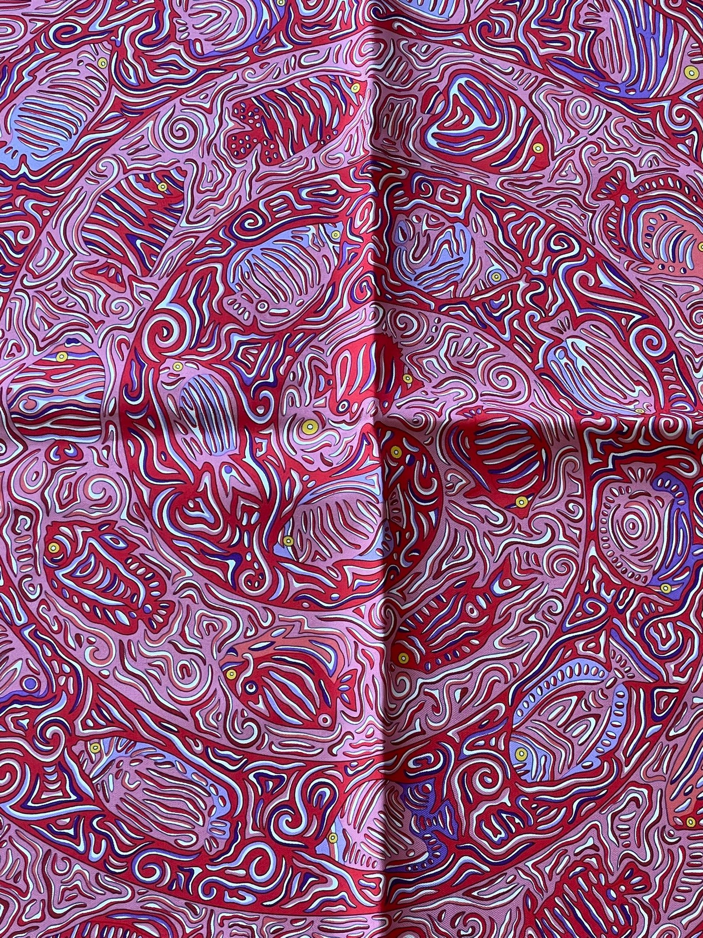 Hermès - Seidentuch 90 Fische
