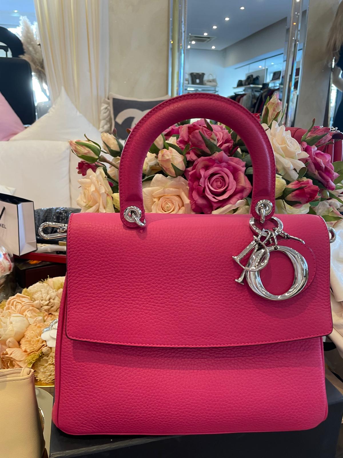 Dior - Be Dior Top Handle Bag pink Calfskin Silver Hardware