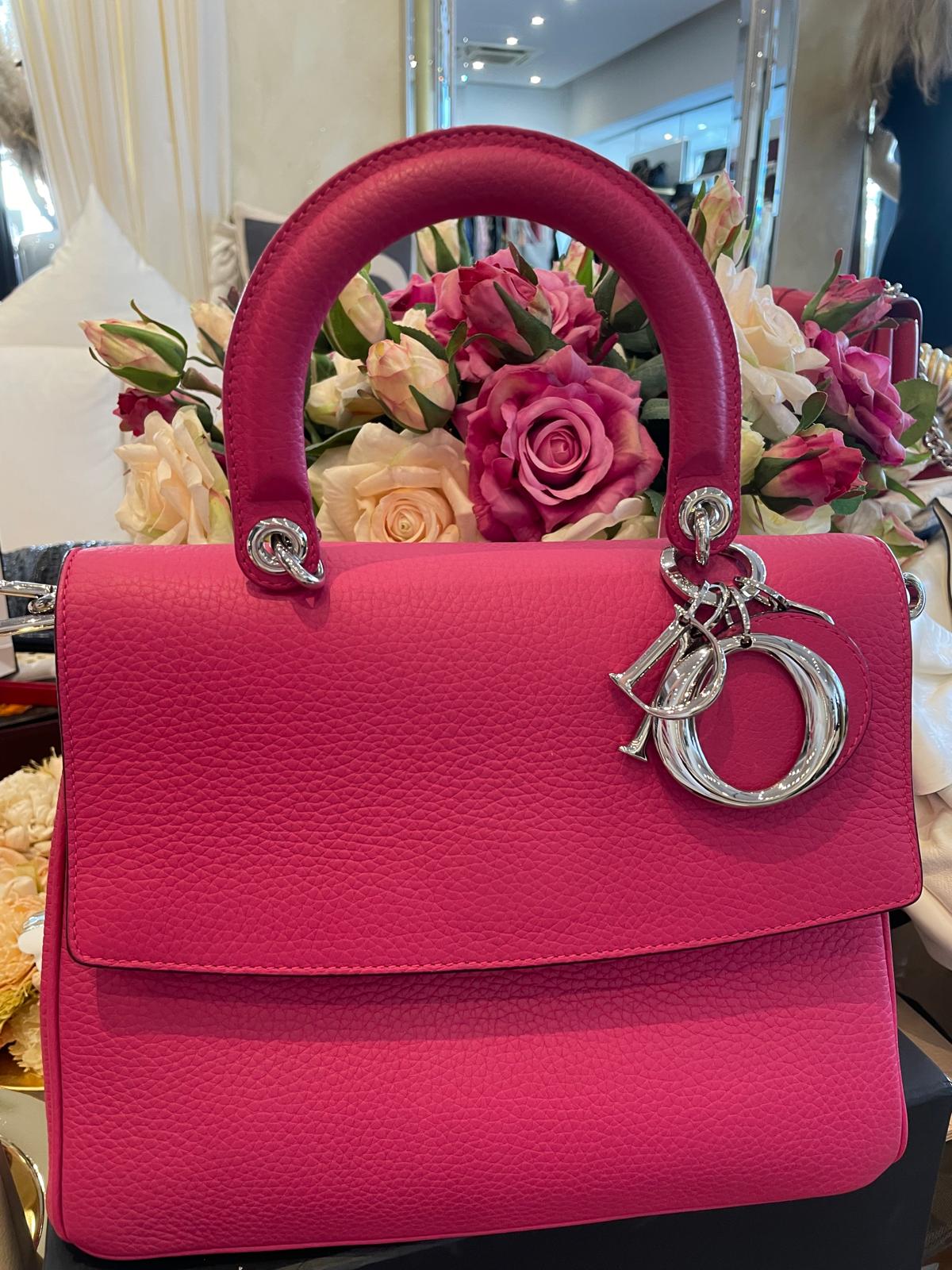 Dior - Be Dior Top Handle Bag pink Calfskin Silver Hardware