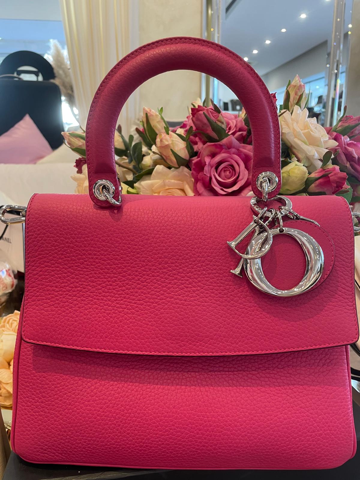 Dior - Be Dior Top Handle Bag pink Calfskin Silver Hardware