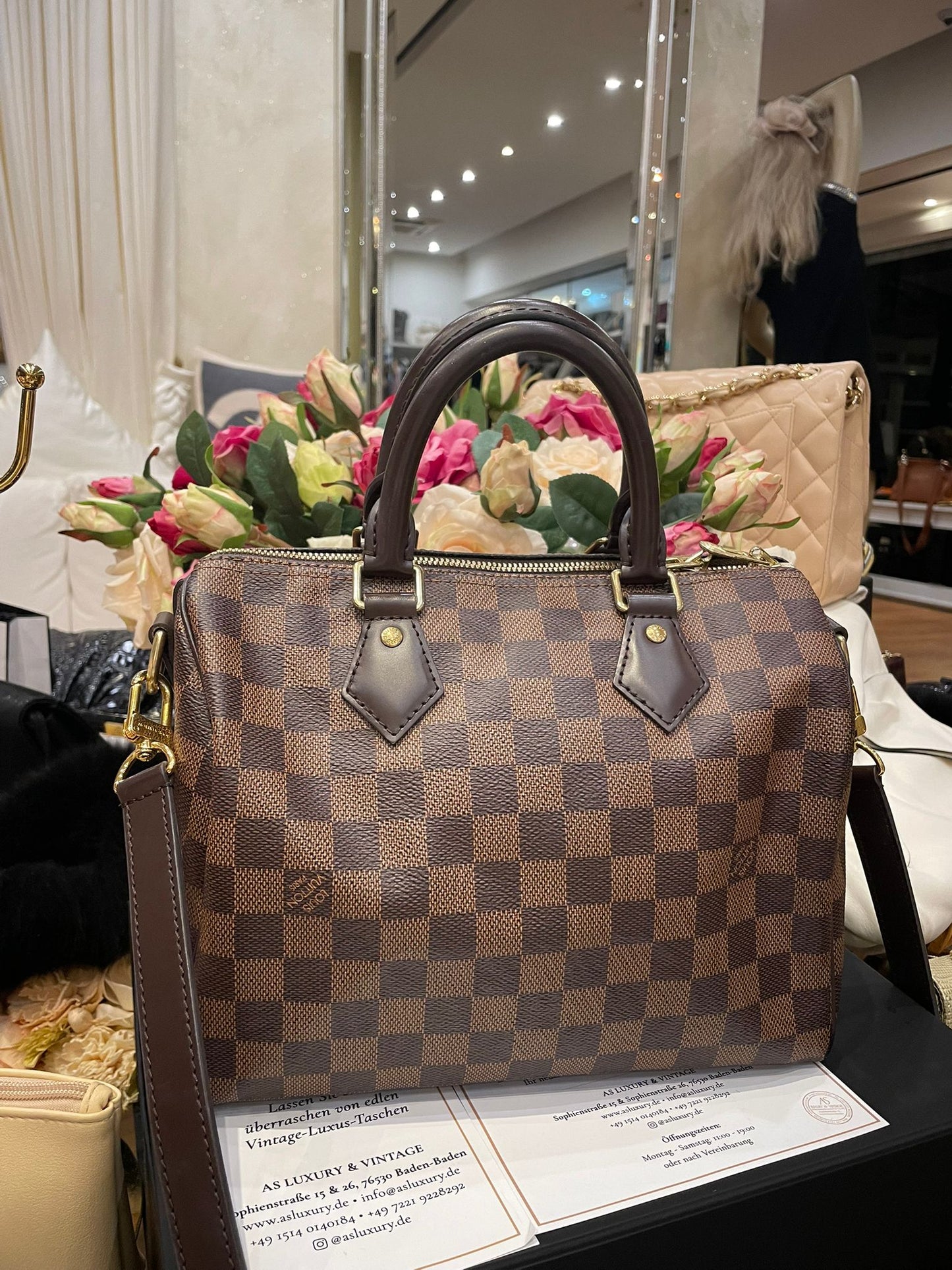 Louis Vuitton - Speedy 25 Damier Ebene