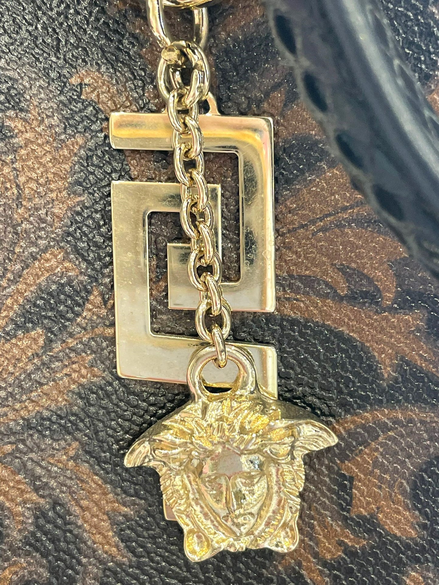 Versace - Handtasche Braun/Schwarz