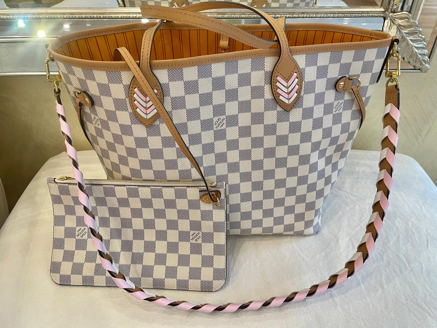Louis Vuitton - Neverfull Damier Azur Limited Edition