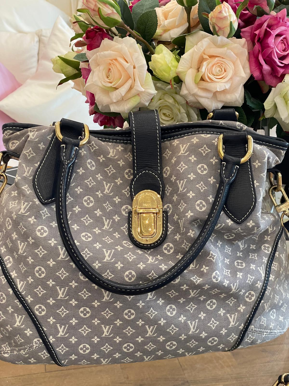 Louis Vuitton - Cross Body Handtasche Denim grau Goldene Hardware