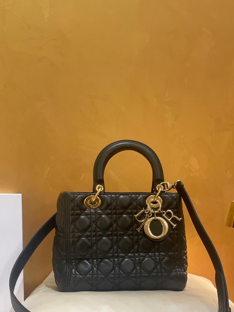 Dior - Lady Medium Size schwarz