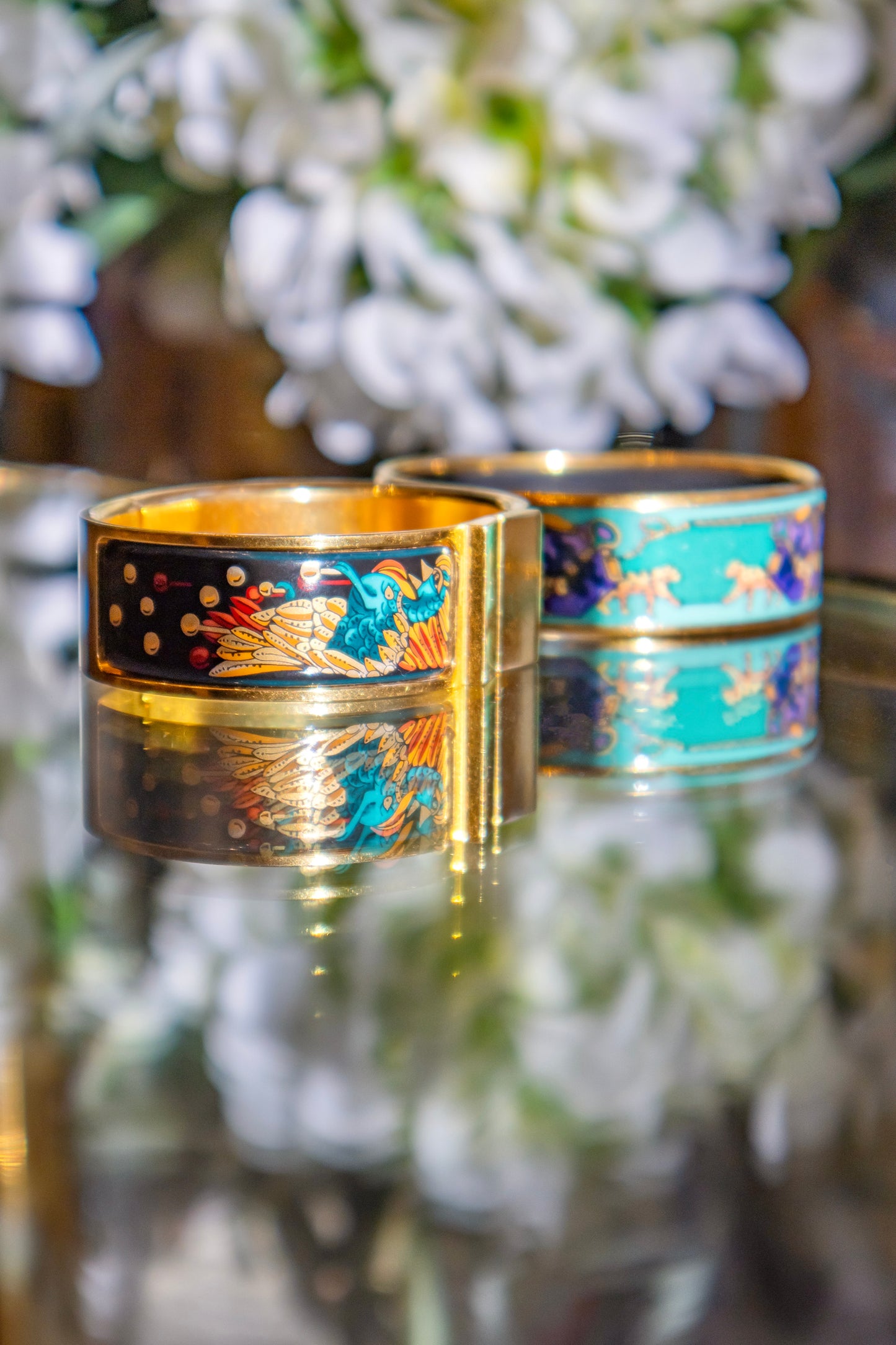 Hermès - Clic Clac Armband Peacock