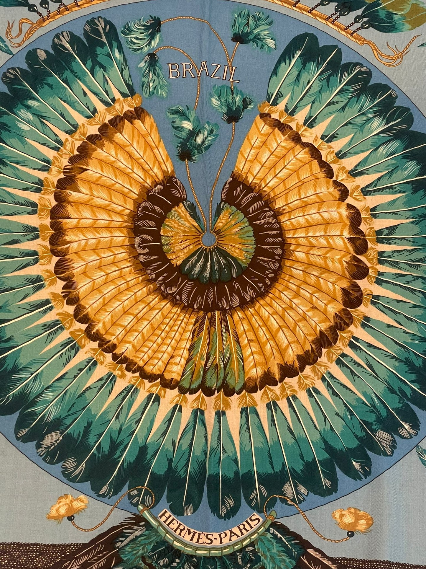 Hermès - Cashmere Scarf 140 Brazil