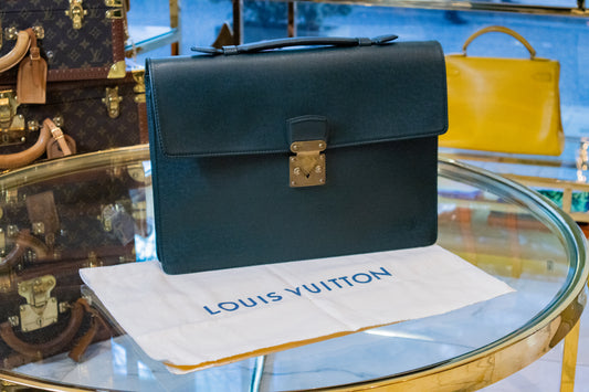 Louis Vuitton - Aktentasche Serviette Femoir Epi Noir