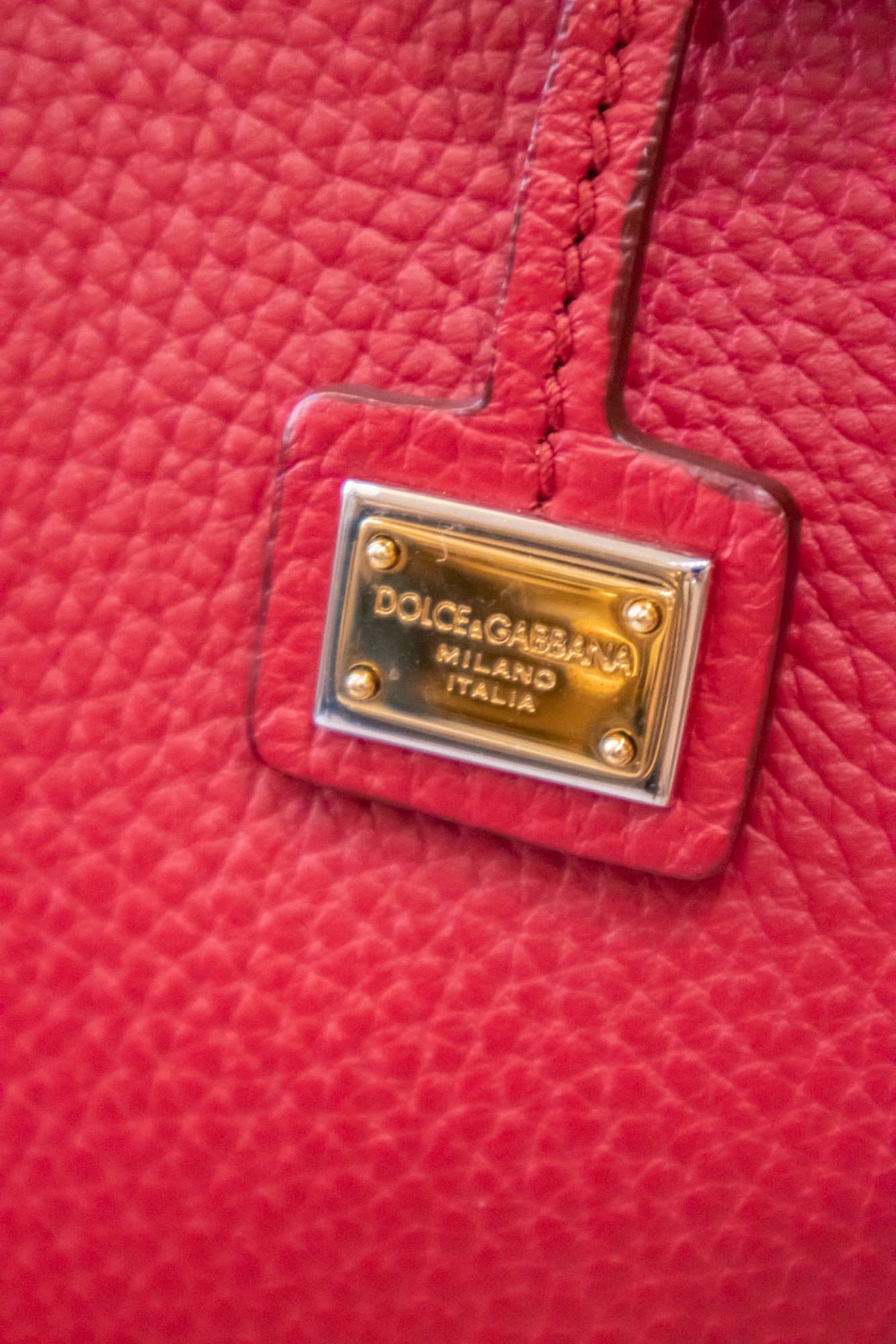 Dolce & Gabbana - Miss Sicily Handtasche Leder in Rot