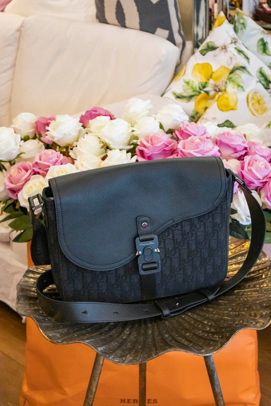Dior - Saddle Messenger Tasche mit Umschlagklappe
