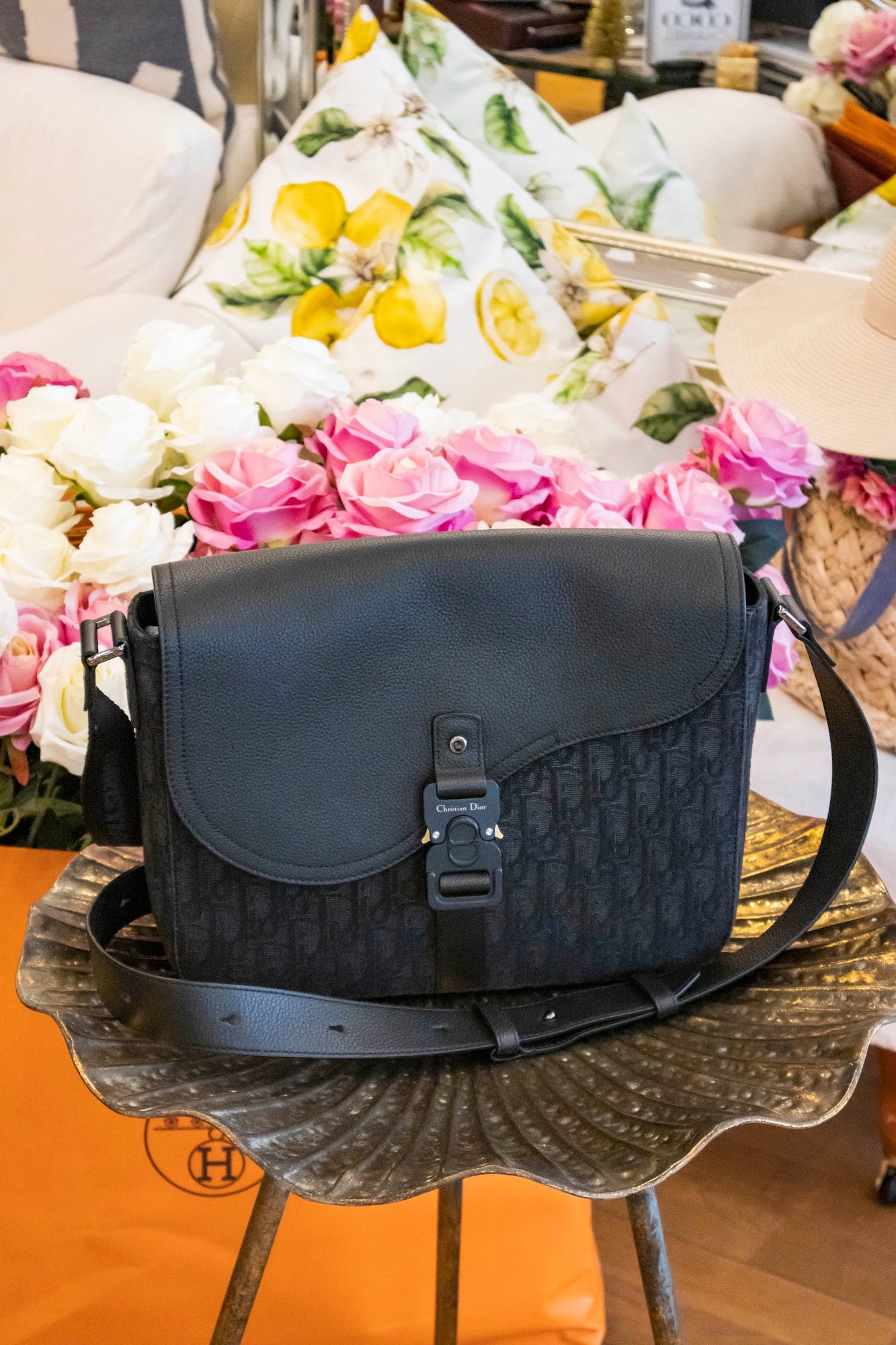 Dior - Saddle Messenger Tasche mit Umschlagklappe