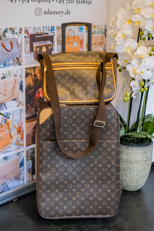 Louis Vuitton - Travel Set: Suitcase & Messenger Bag Monogram Canvas